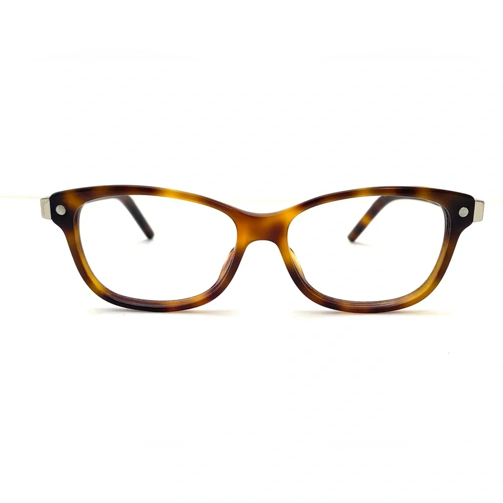 Marc Jacobs Women's Havana Brown Rectangle-Shaped Eyeglass Frames MARC72